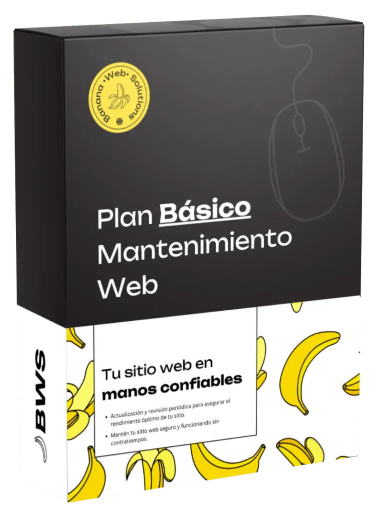Caja de Presentación Mantenimiento Web